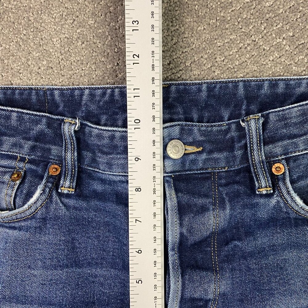 Buck Mason Maverick Slim Jeans Men's 34 x 32 Actual 35 x 26 Double Dipped Denim - Picture 13 of 16